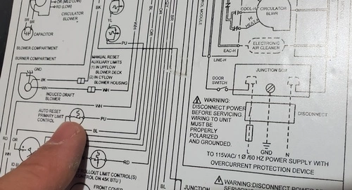 HVAC wiring diagram