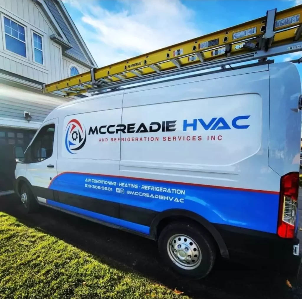 McCreadie HVAC and Refrigeration Services Van