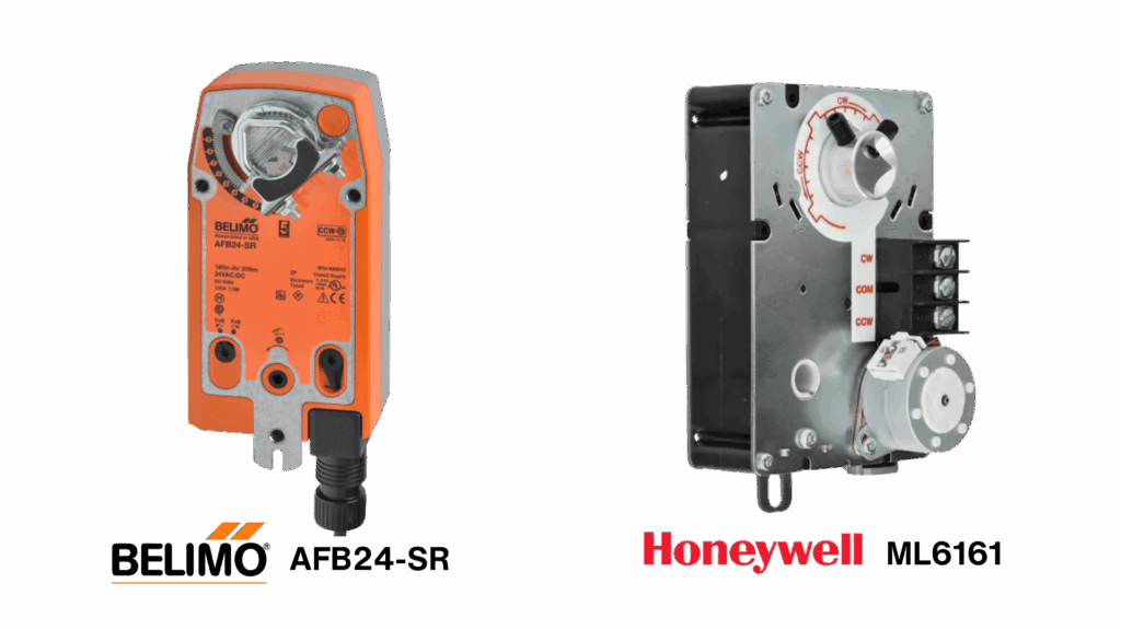Belimo afb24-sr & Honeywell ml6161