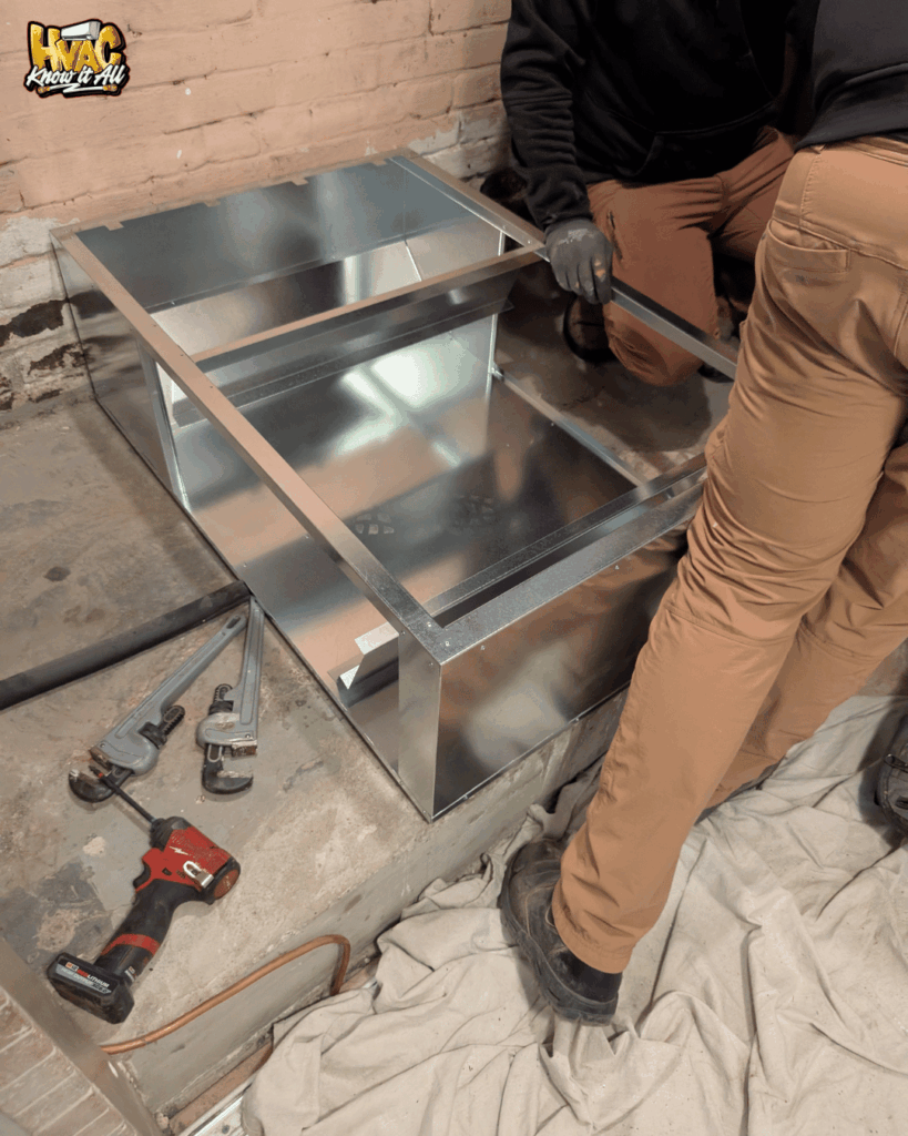 5 Fabricating the ductwork upgrades