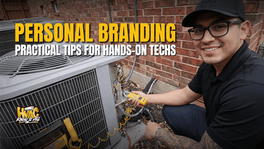 Personal branding strategies for HVAC technicians and contractors
