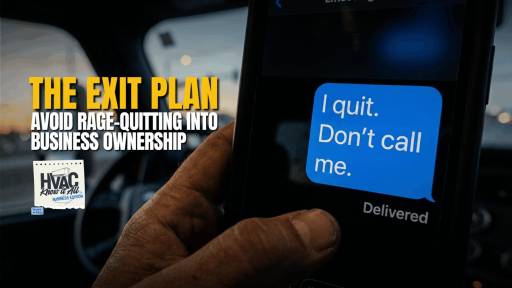 HVAC business exit planning and transition strategy guide