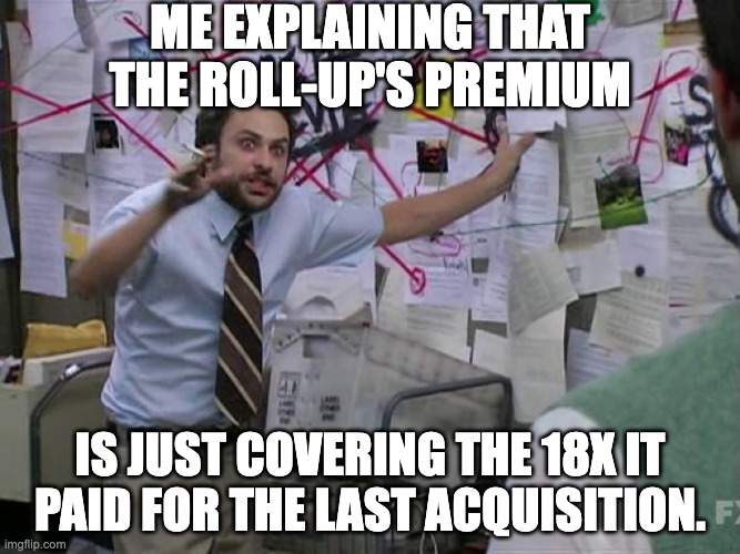 hvac rollup premium pricing